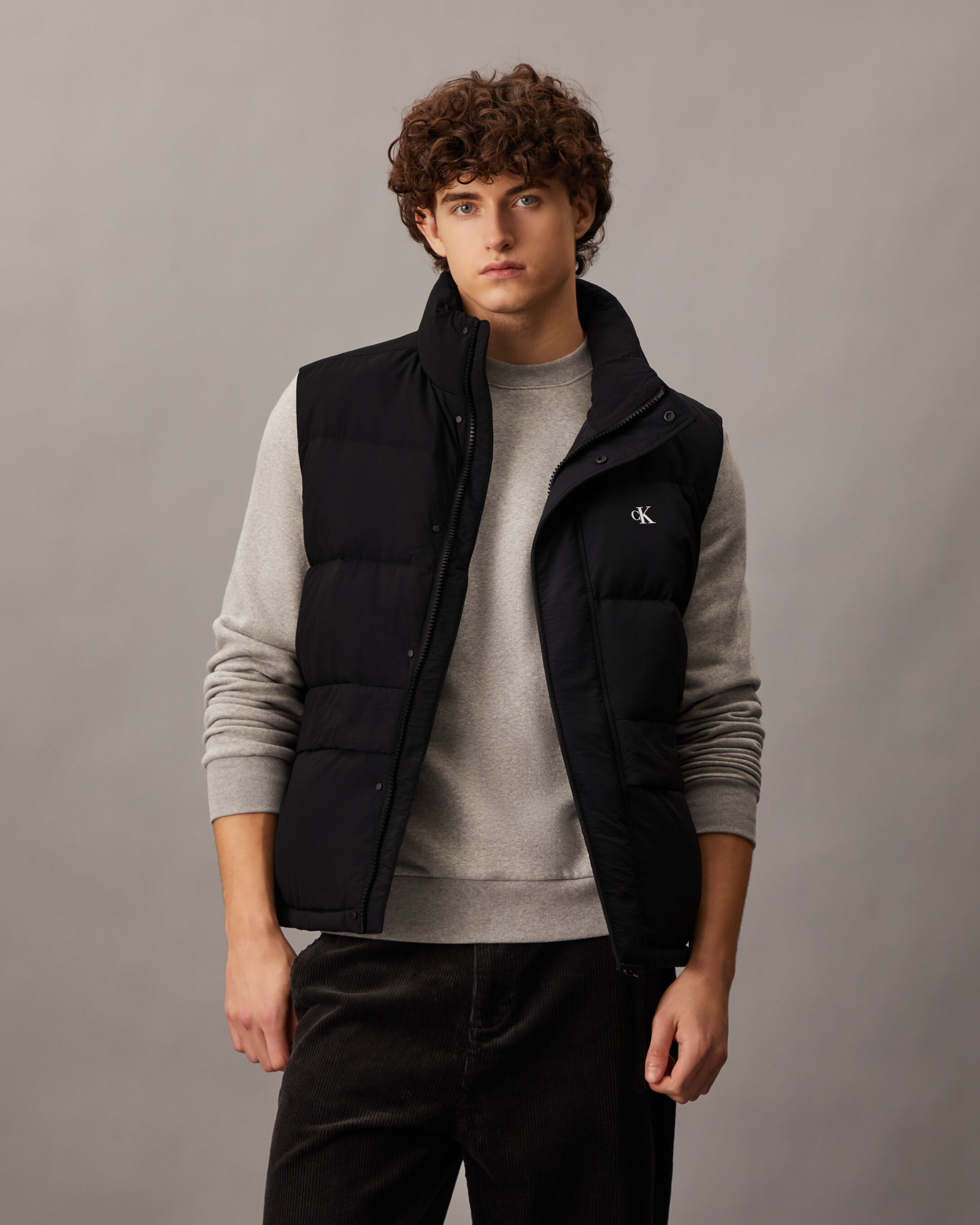 Calvin klein vest with hood deals