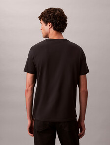 Monogram Patch Classic Tee, Black, hi-res