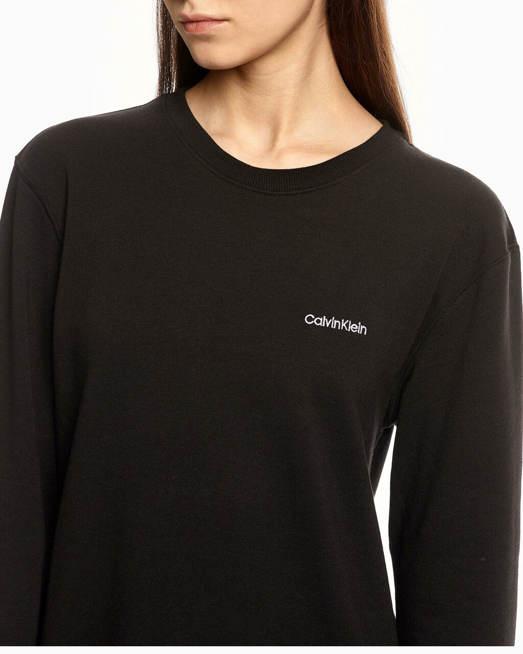 MODERN COTTON 休閒衛衣, Black, hi-res