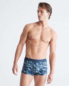 CK Black Micro Low Rise Trunk, FLORAL SHADOWS_MIDNIGHT NAVY, hi-res