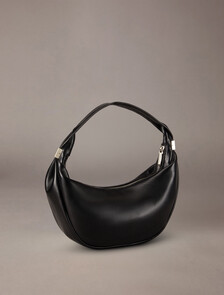 CK Pinched 柔軟新月包, CK Black, hi-res