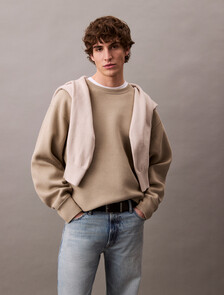 棉質混紡寬鬆衛衣, Pure Cashmere, hi-res