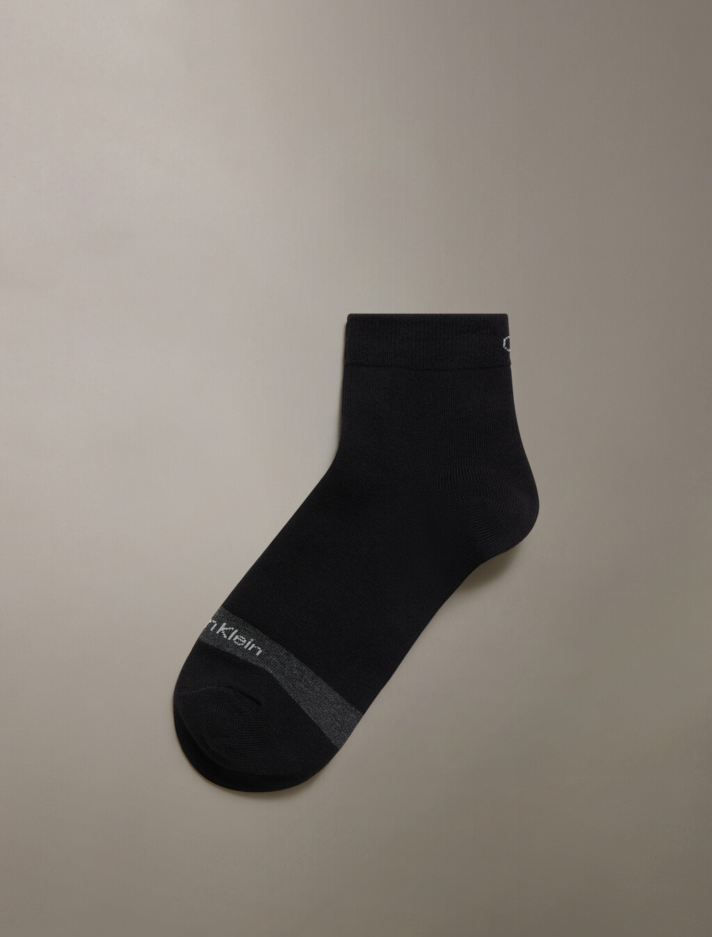 Calvin Klein 運動風短筒襪, BLACK, hi-res