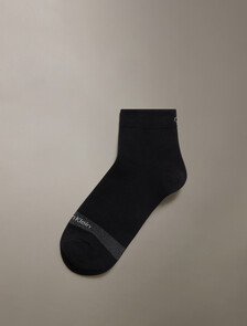 Calvin Klein 運動風短筒襪, BLACK, hi-res