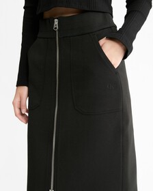 Premium Capsule 拉鍊開襟裙裝, Ck Black, hi-res