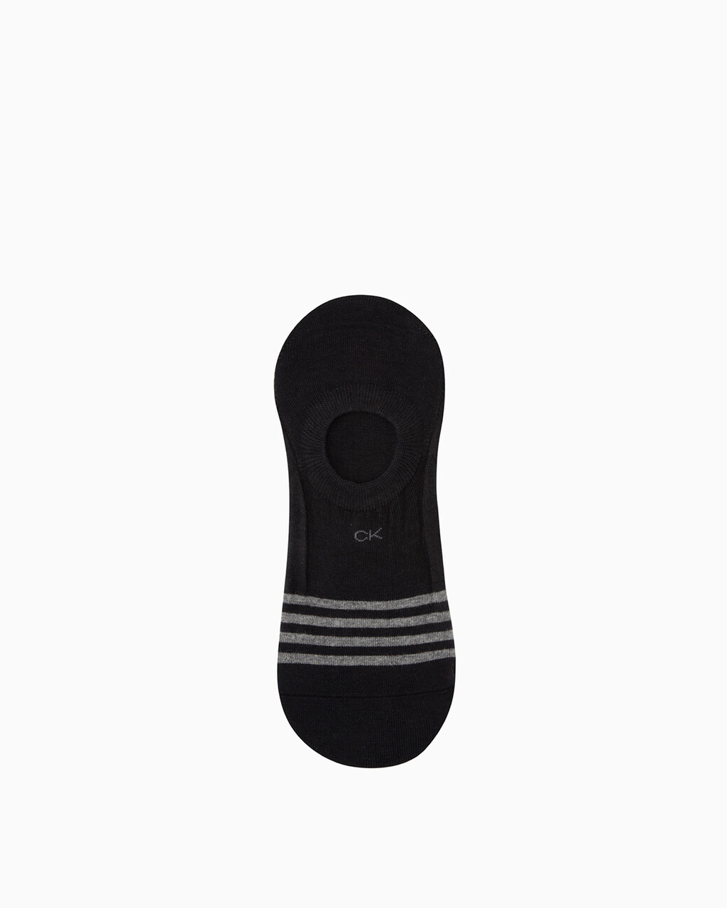 男士MONOGRAM LOGO 隱形襪, BLACK, hi-res