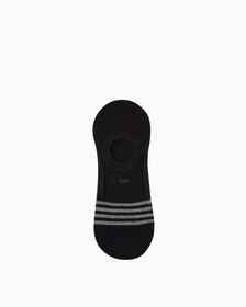 男士MONOGRAM LOGO 隱形襪, BLACK, hi-res