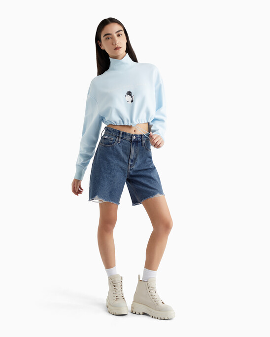 Sustainable Mom Denim Shorts