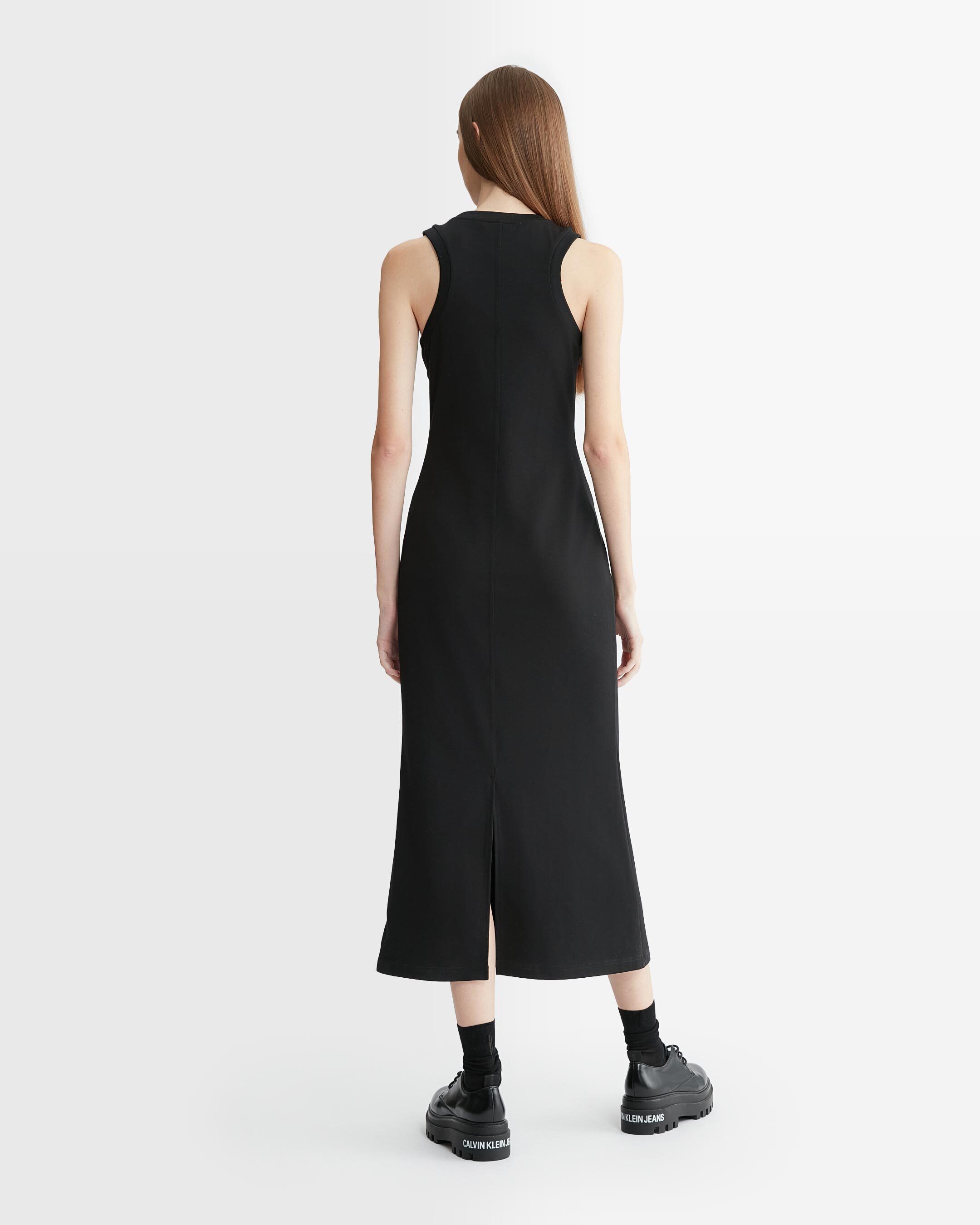 Calvin klein hot sale black maxi dress