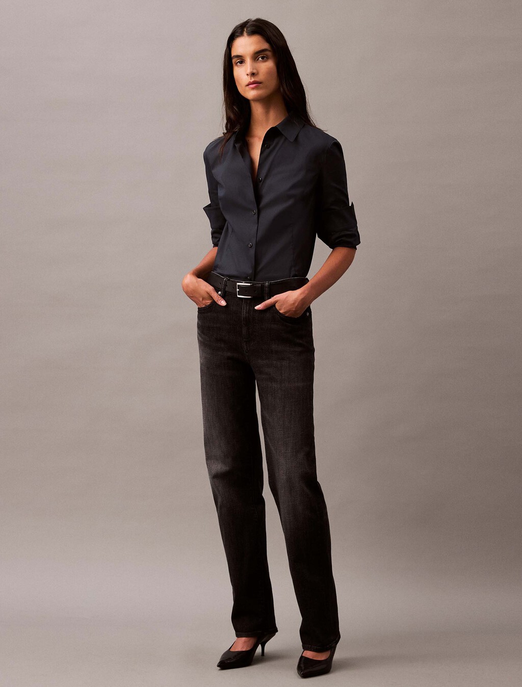Cashmere Denim Loose Fit Jeans, MIDNIGHT STONE, hi-res