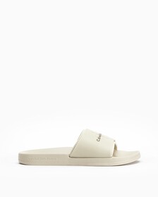 NORWICH MONOGRAM SLIDES, Ancient White/Eggshell, hi-res