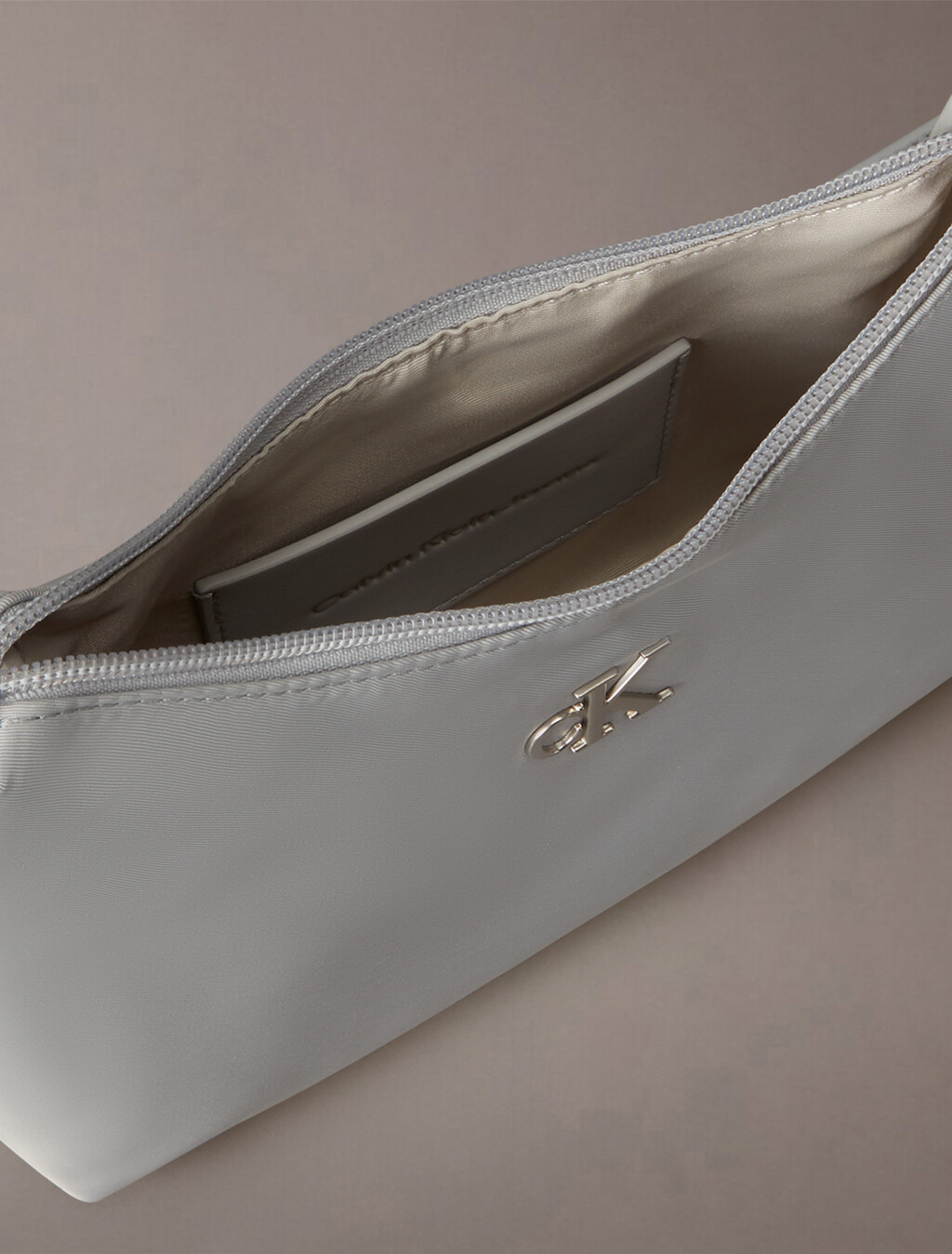 CK Sleek Shoulder Bag, Mirage Gray, hi-res