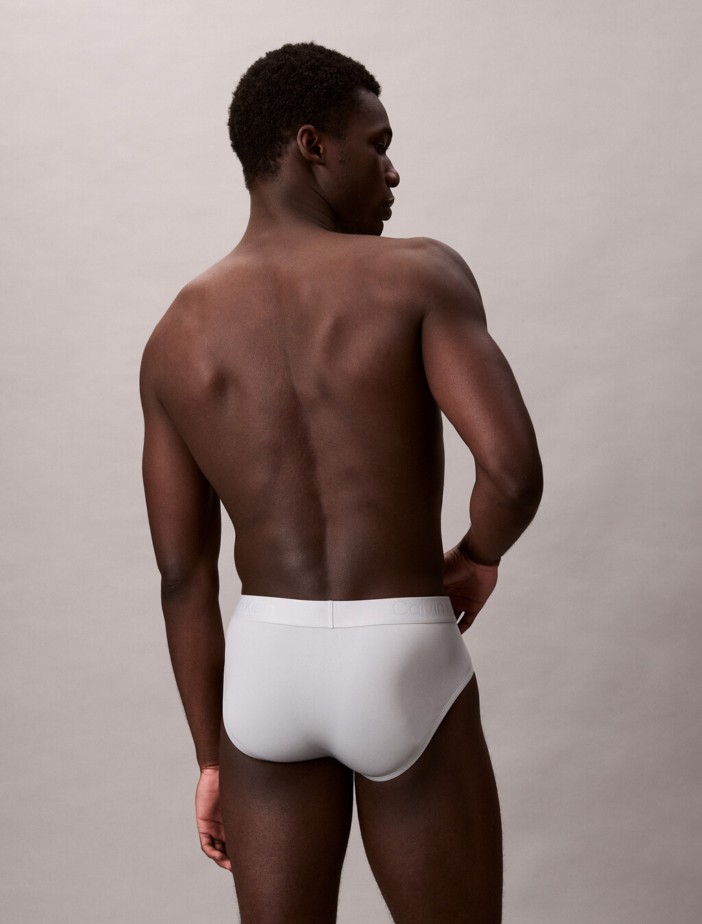 CK Black Microfiber Hip Brief, Harbor Mist, hi-res