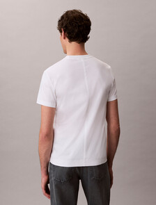 Premium Double Knit Supima Cotton Crewneck Tee, Bright White, hi-res