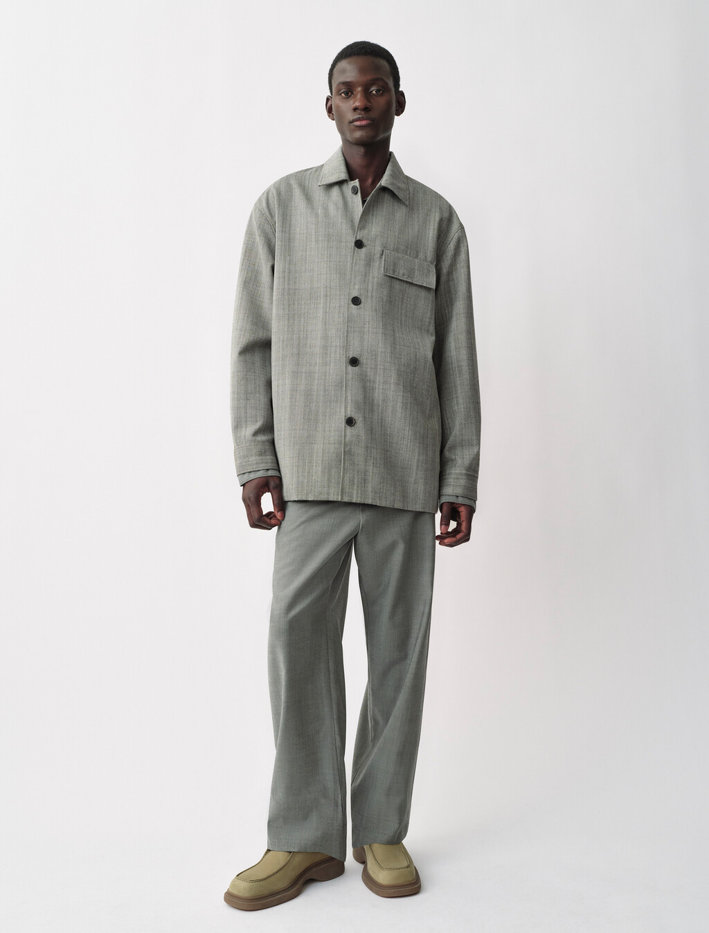 Benjamin長褲, Grey, hi-res