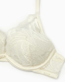 CK Black Bridal Lightly Lined Plunge Bra, Ivory, hi-res