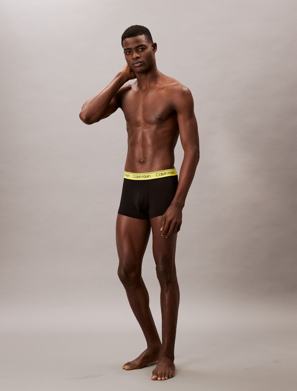Logo Low Rise Trunk 3 Pack, BLACK BODIES w/ BEAU BLUE/FOGGY MAUVE/KEWL LIME WB, hi-res