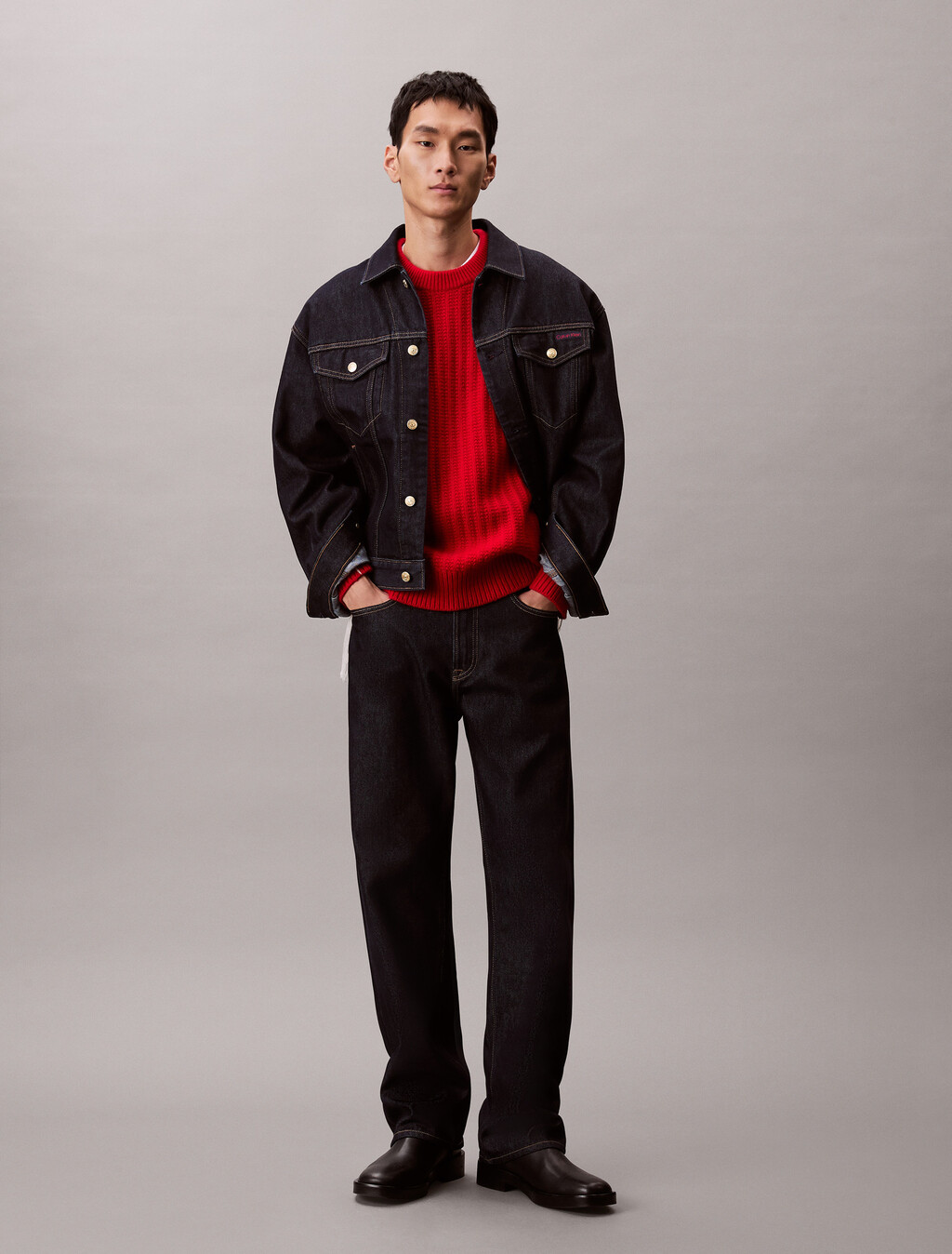 農曆新年山羊絨毛衣, Pantone Red, hi-res