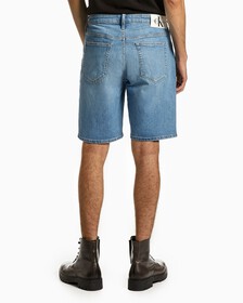 90S STRAIGHT DENIM SHORTS, Light Blue, hi-res