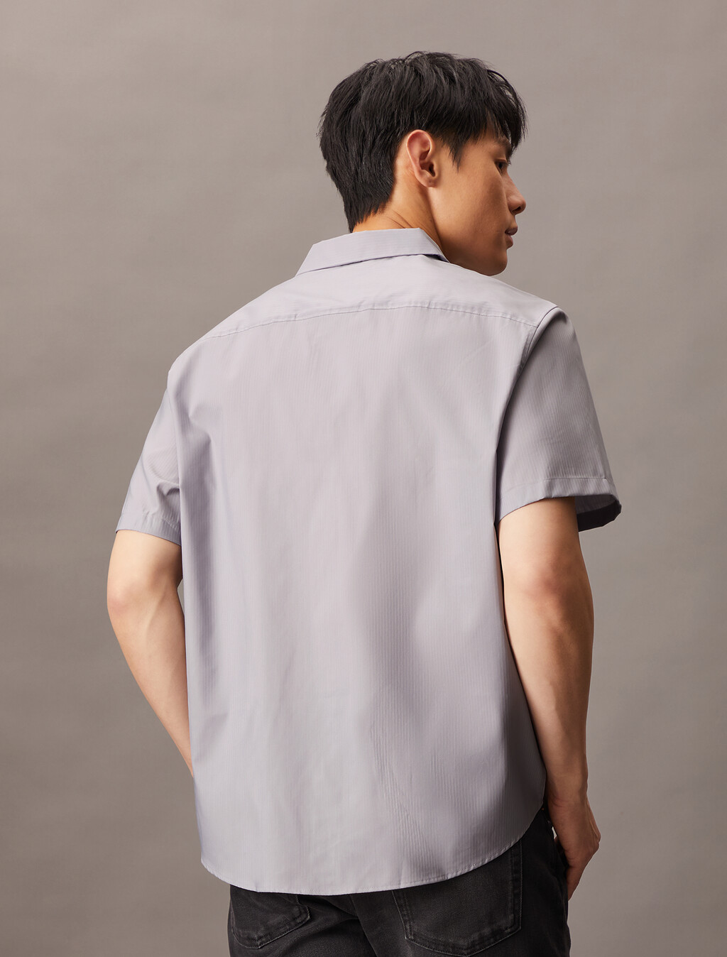 Technical Classic Shirt, Lilac Gray, hi-res