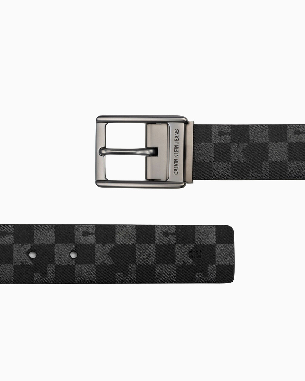 Reversible Belt 38mm, BLACK PRINT/ BL, hi-res