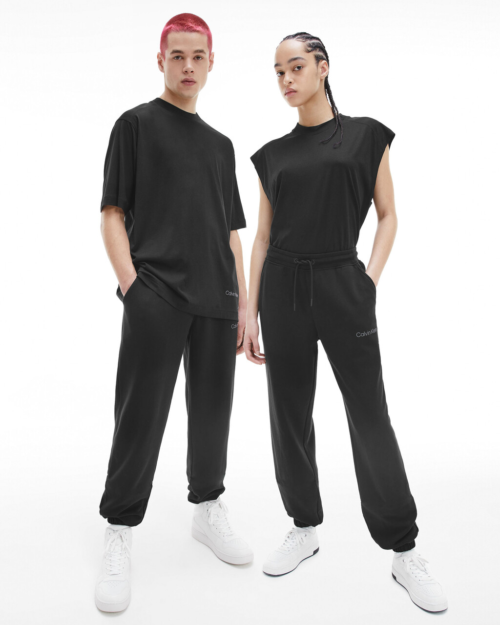 Gender Fluid Disrupted Logo 運動褲, Ck Black, hi-res