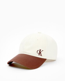 Monogram 拼色棒球帽, Chocolate Fondant, hi-res