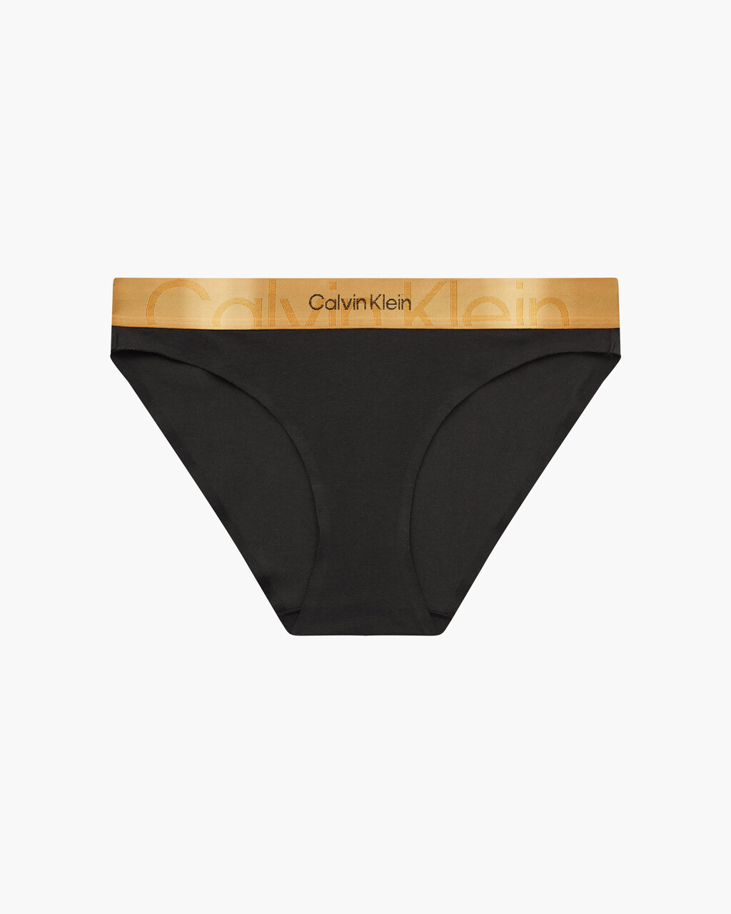 Embossed Icon Cotton Bikini, Black, hi-res