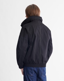 Recycled Field Jacket With Retractable Hood, Ck Black, hi-res