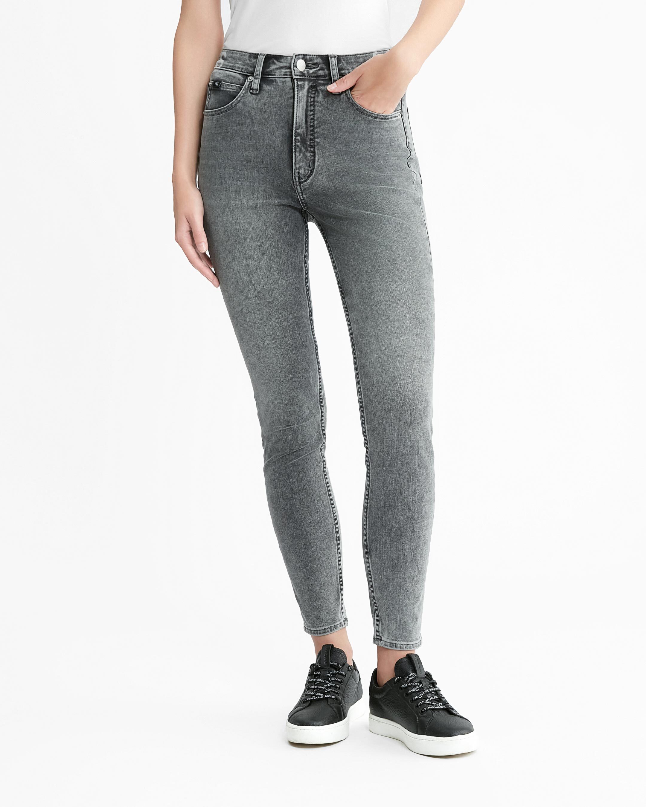 Ultimate Stretch High Rise Skinny Jeans grey Calvin Klein Hong Kong