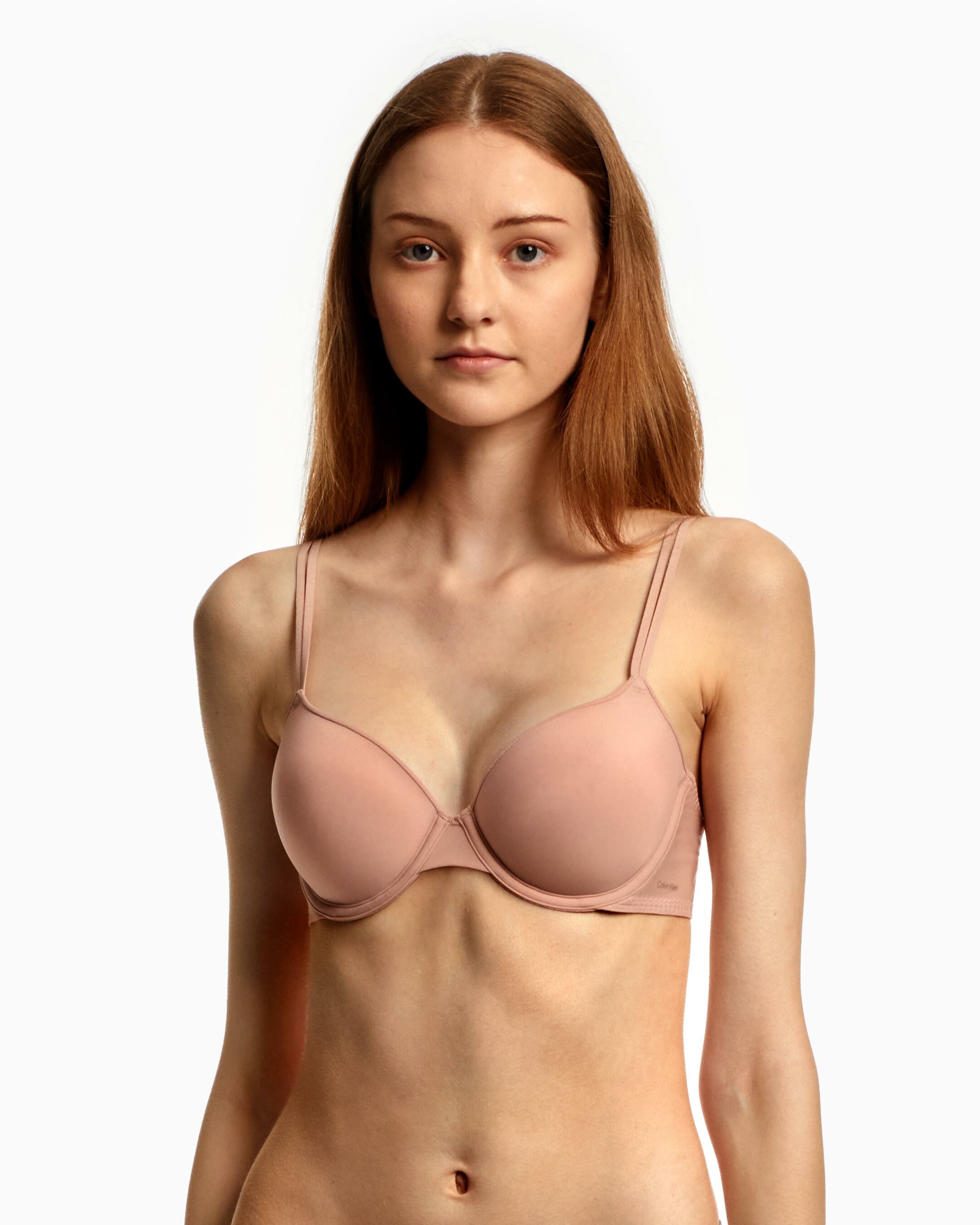 Sheer Marquisette Light Lined Demi Bra natural Calvin Klein