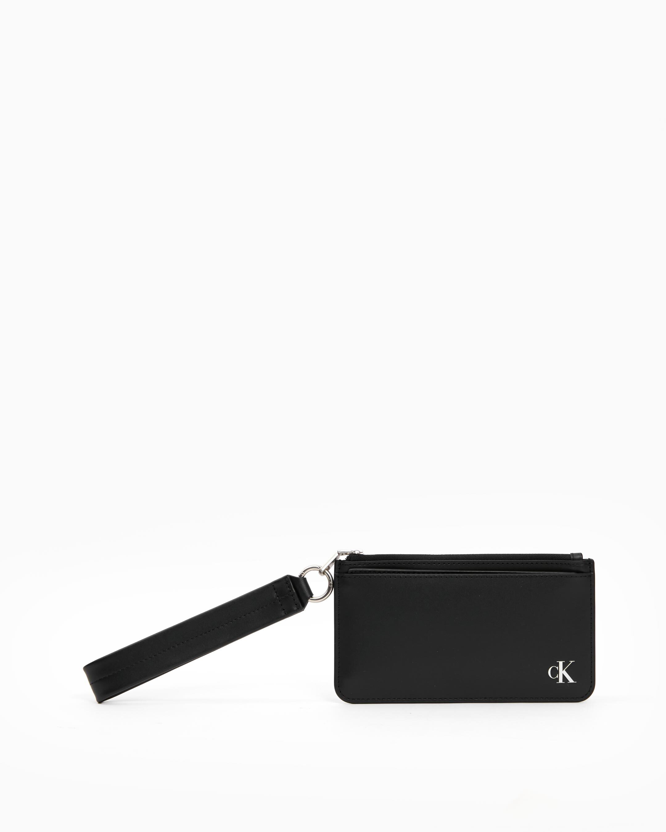 Calvin Klein Warmth Id Leather Card Holder And Coin Purse Ck Black - Buy At  Outlet Prices!
