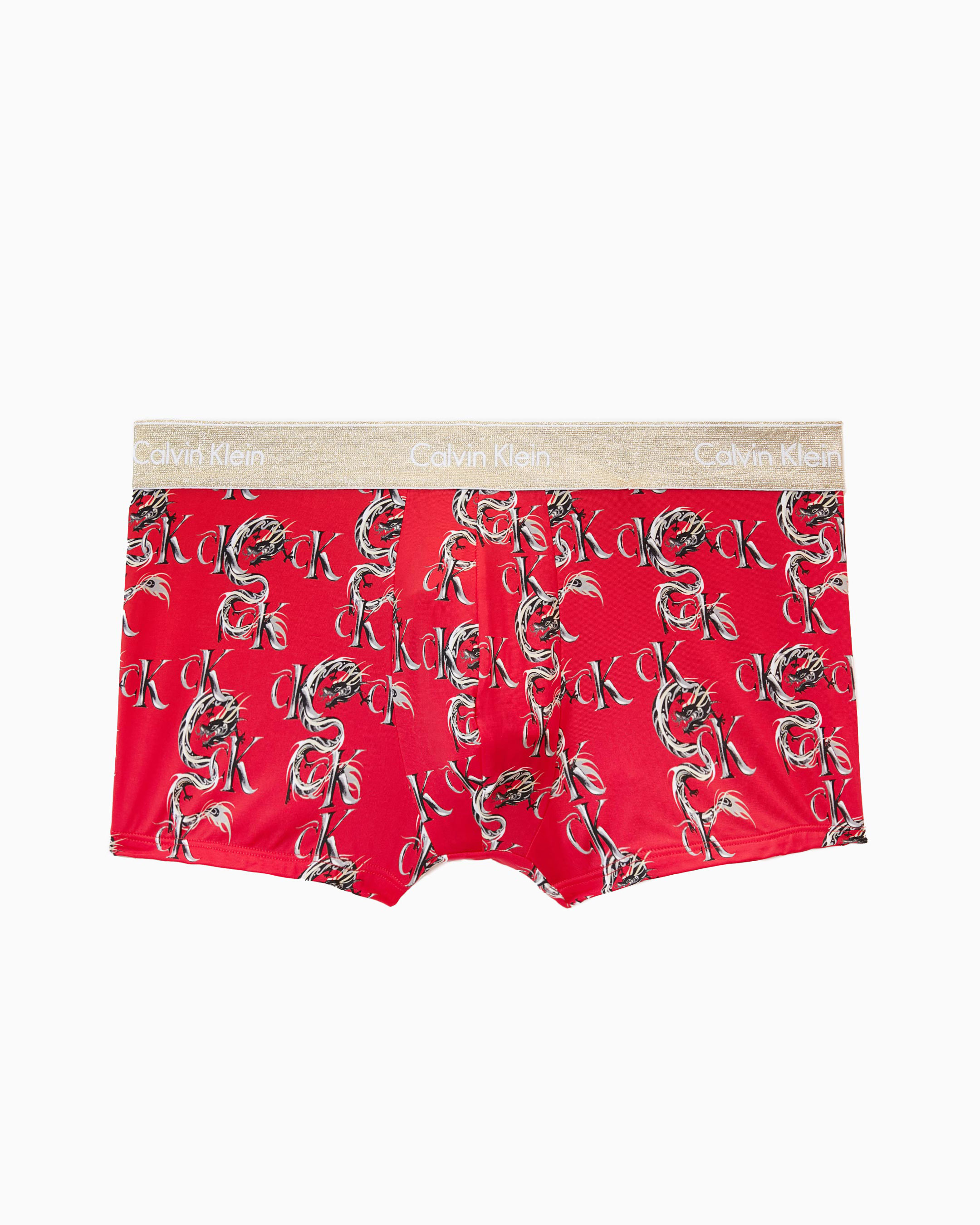 Year of the Dragon Monogram Trunks red Calvin Klein Hong Kong