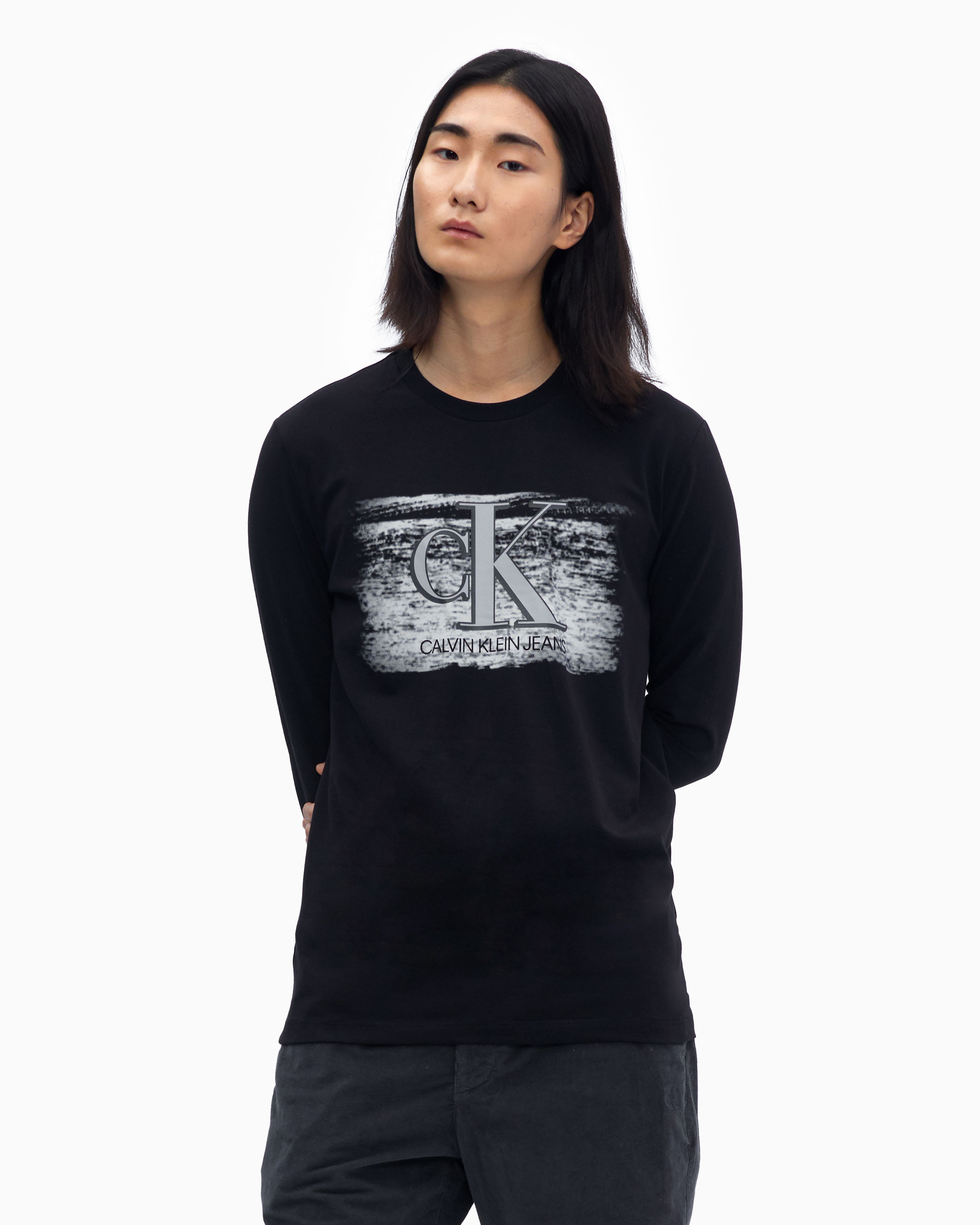 black calvin klein long sleeve