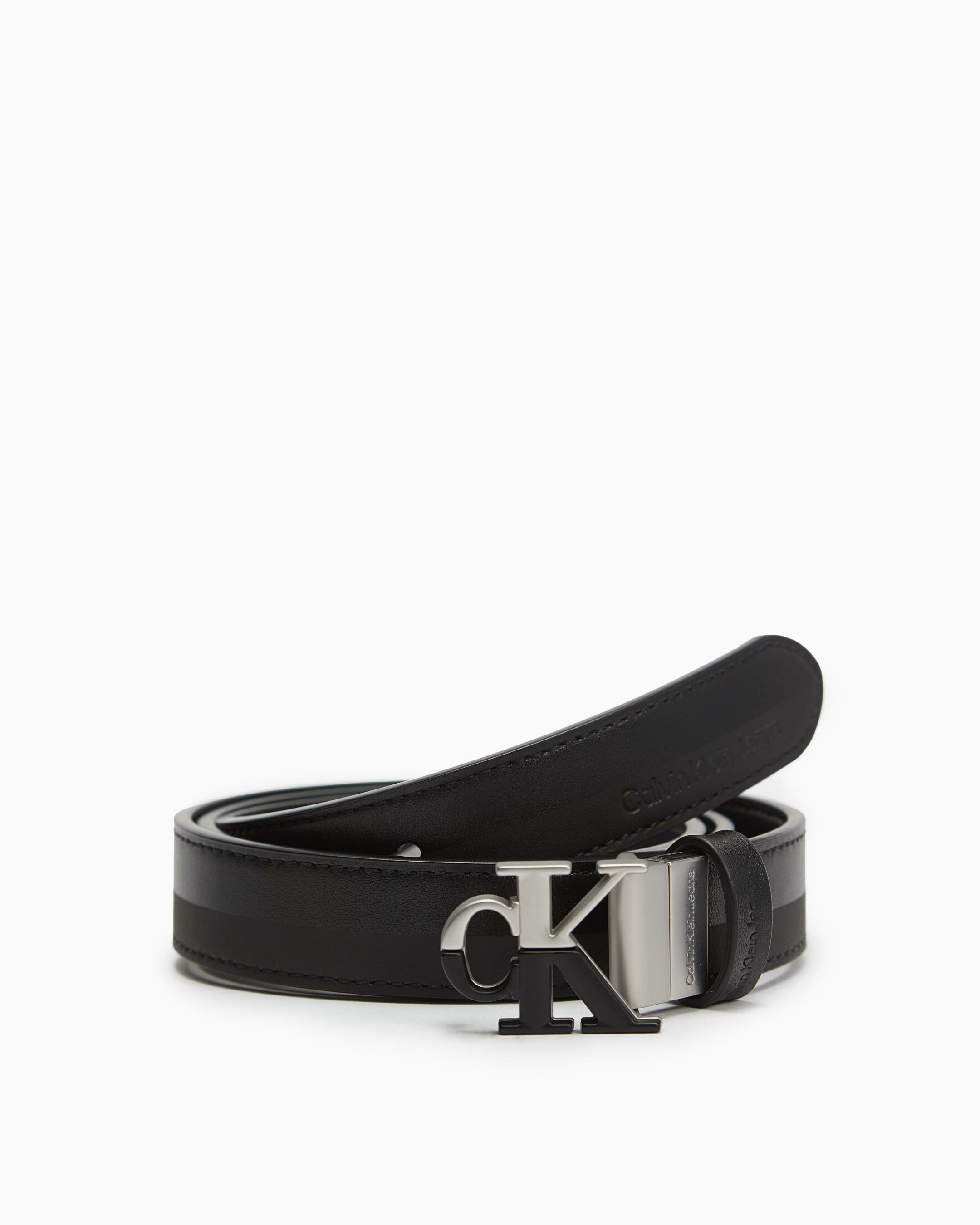 spørge Bøde hemmeligt Rounded Mono Plaque Belt 25mm | black | Calvin Klein Hong Kong