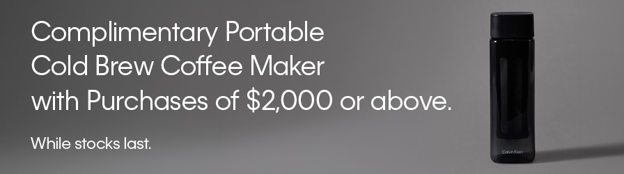 Calvin Klein Complimentary Portable Cold Brew Coffee Maker